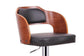 Sitka Walnut and Black Modern Bar Stool FredCo