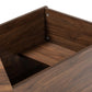Skylar Modern and Contemporary Walnut Brown Finished Cat Litter Box Cover House FredCo