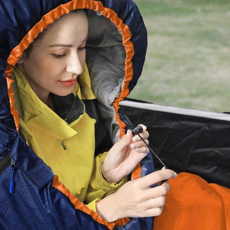 Sleeping Bag Navy Blue and Orange FredCo