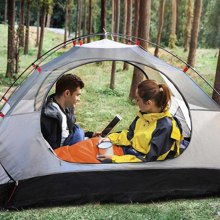 Sleeping Bag Navy Blue and Orange FredCo