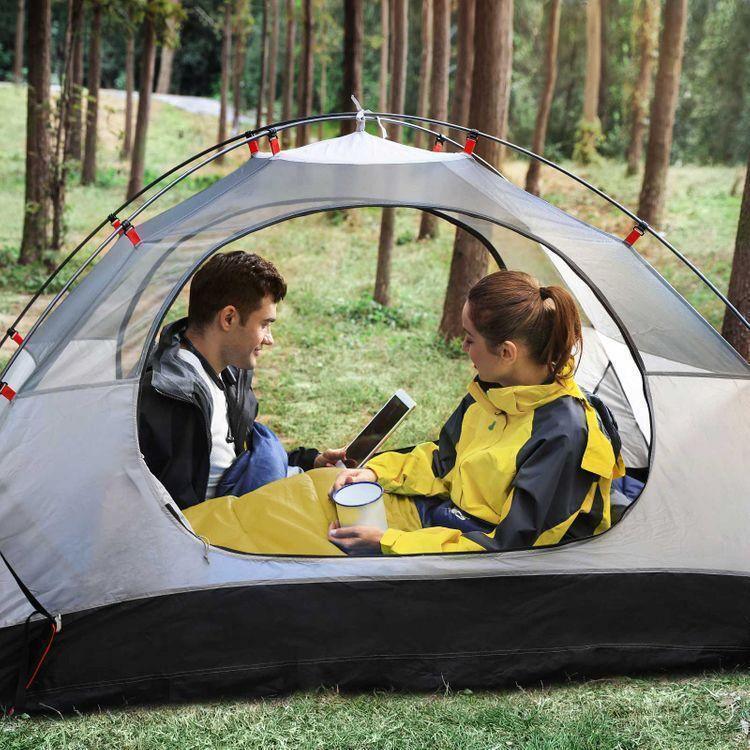 Sleeping Bag Navy Blue and Yellow FredCo