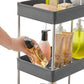 Slim Rolling Cart on Wheels FredCo