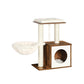 Small Cat Condo with Scratching Posts Brown FredCo