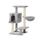 Small Cat Tower with Hammock, Gray FredCo