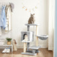 Small Cat Tower with Hammock, Gray FredCo