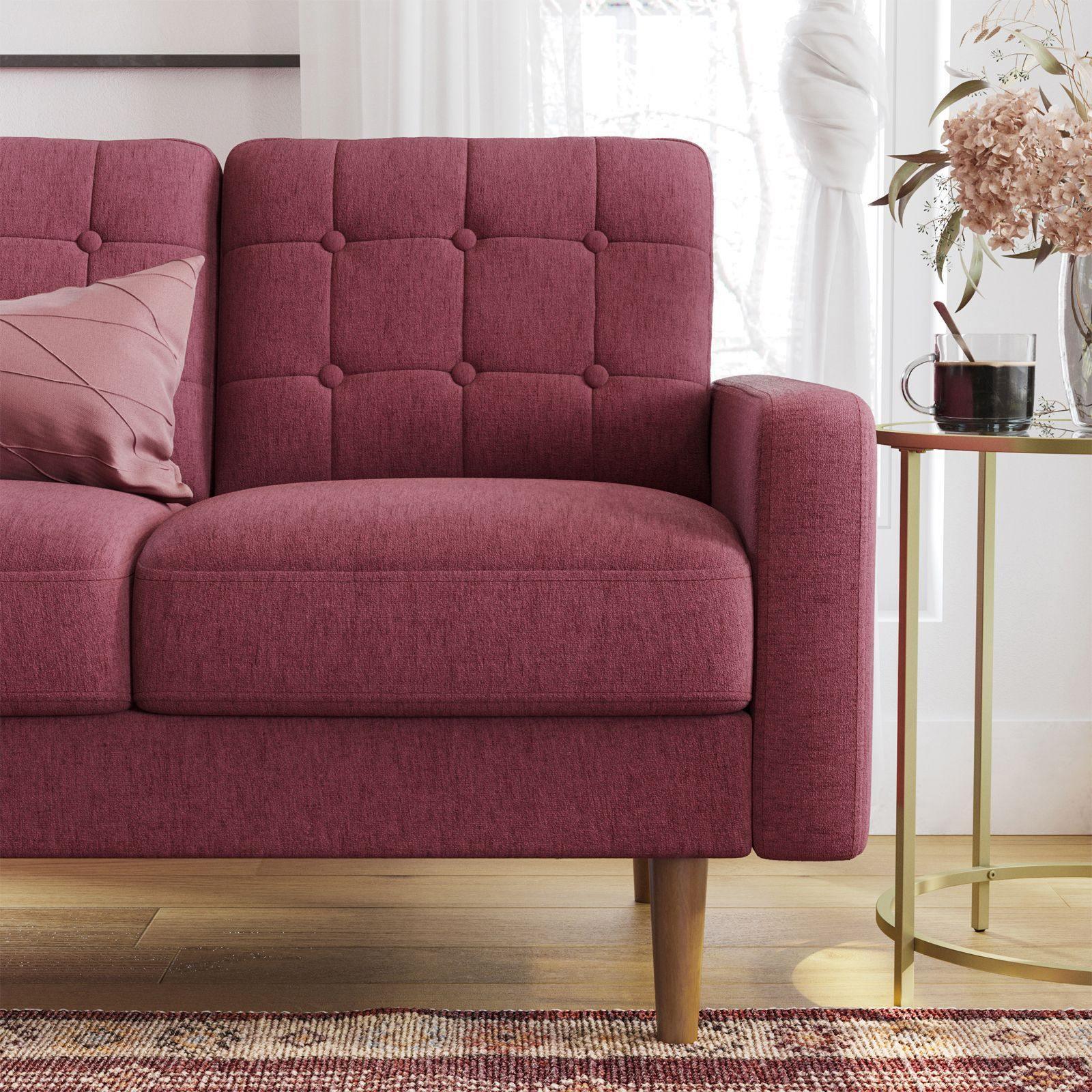 Sofa 71.7 x 31.7 x 33.1 Inches Red FredCo
