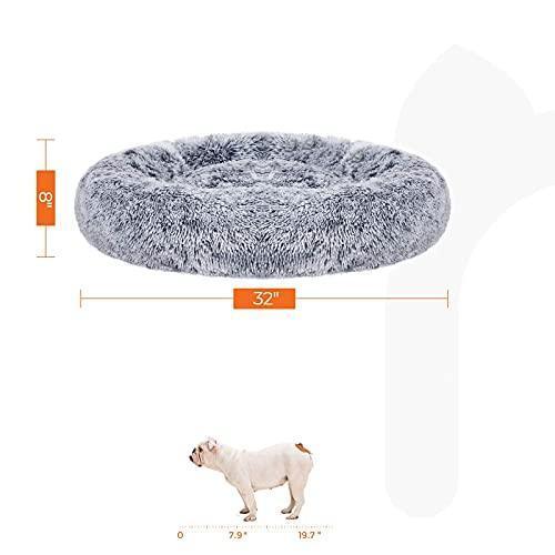 Soft Plush Surface Dog Bed Gray FredCo