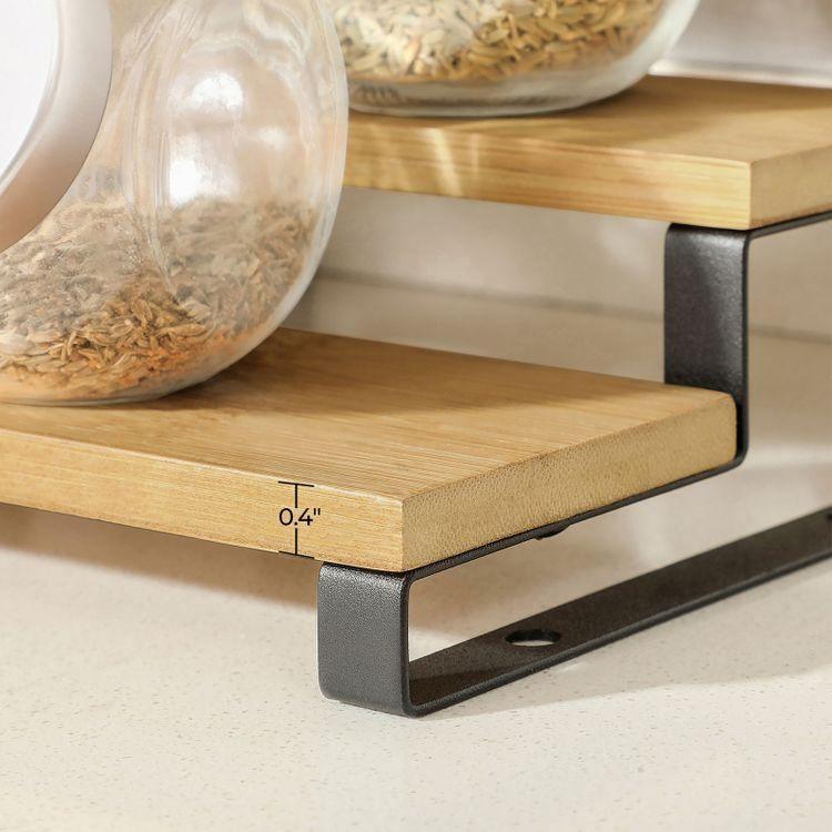 Spice Rack Natural and Black FredCo