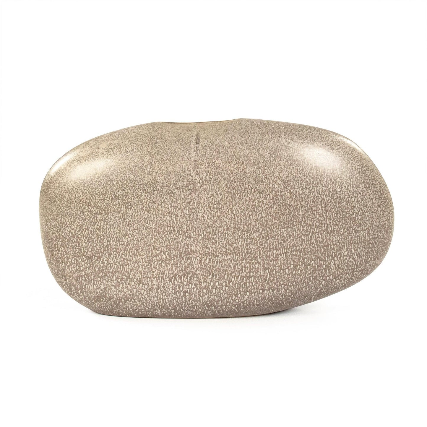 Splash Grey Oval Pebble Vase CB3546-19-R694 FredCo