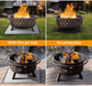 Square Fire Pit Mat Round, Rectangular Fire Pit, Fire Pit Pad Grill Mats Deck Protector FredCo
