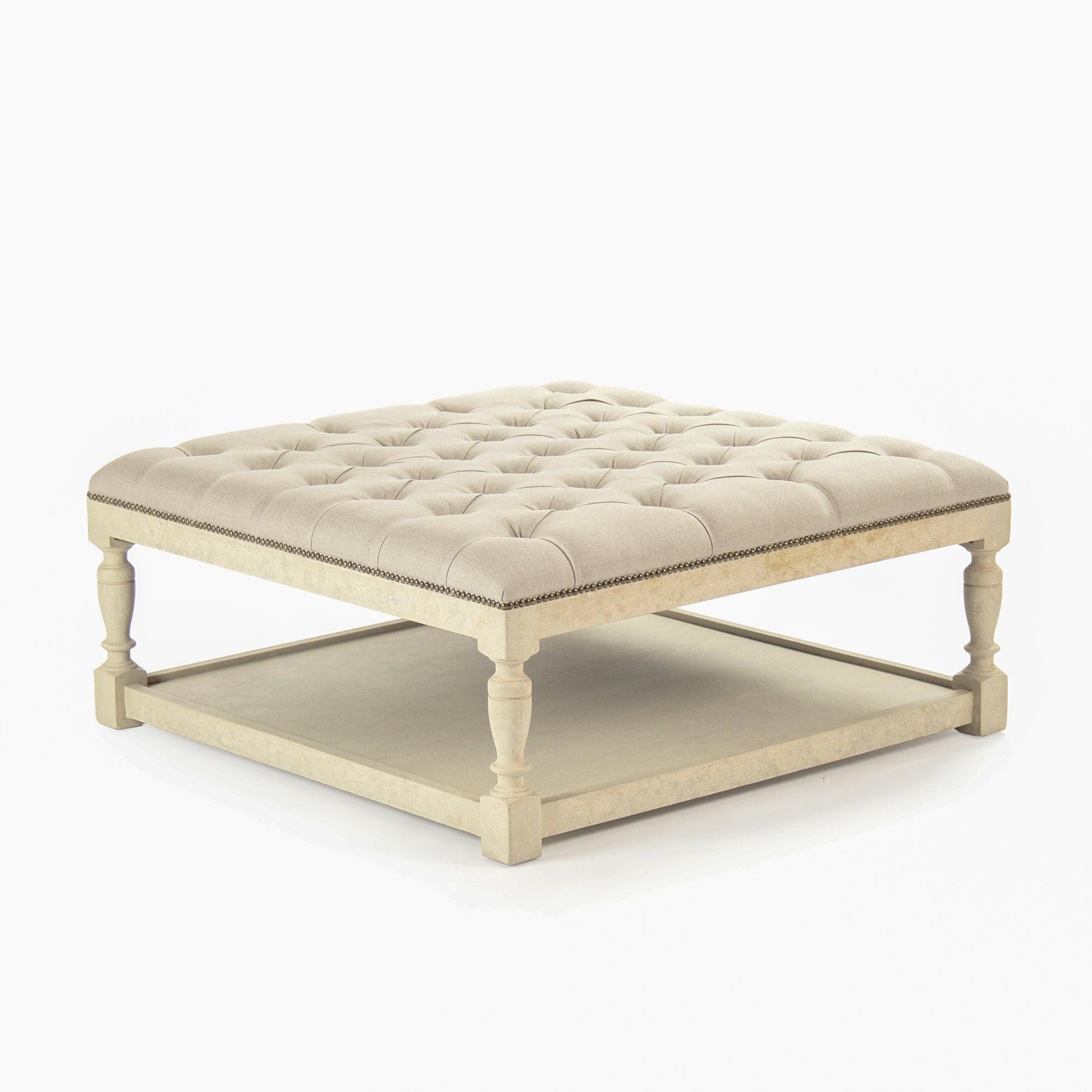 Square Tufted Ottoman CFH136-Z 309 A003 FredCo