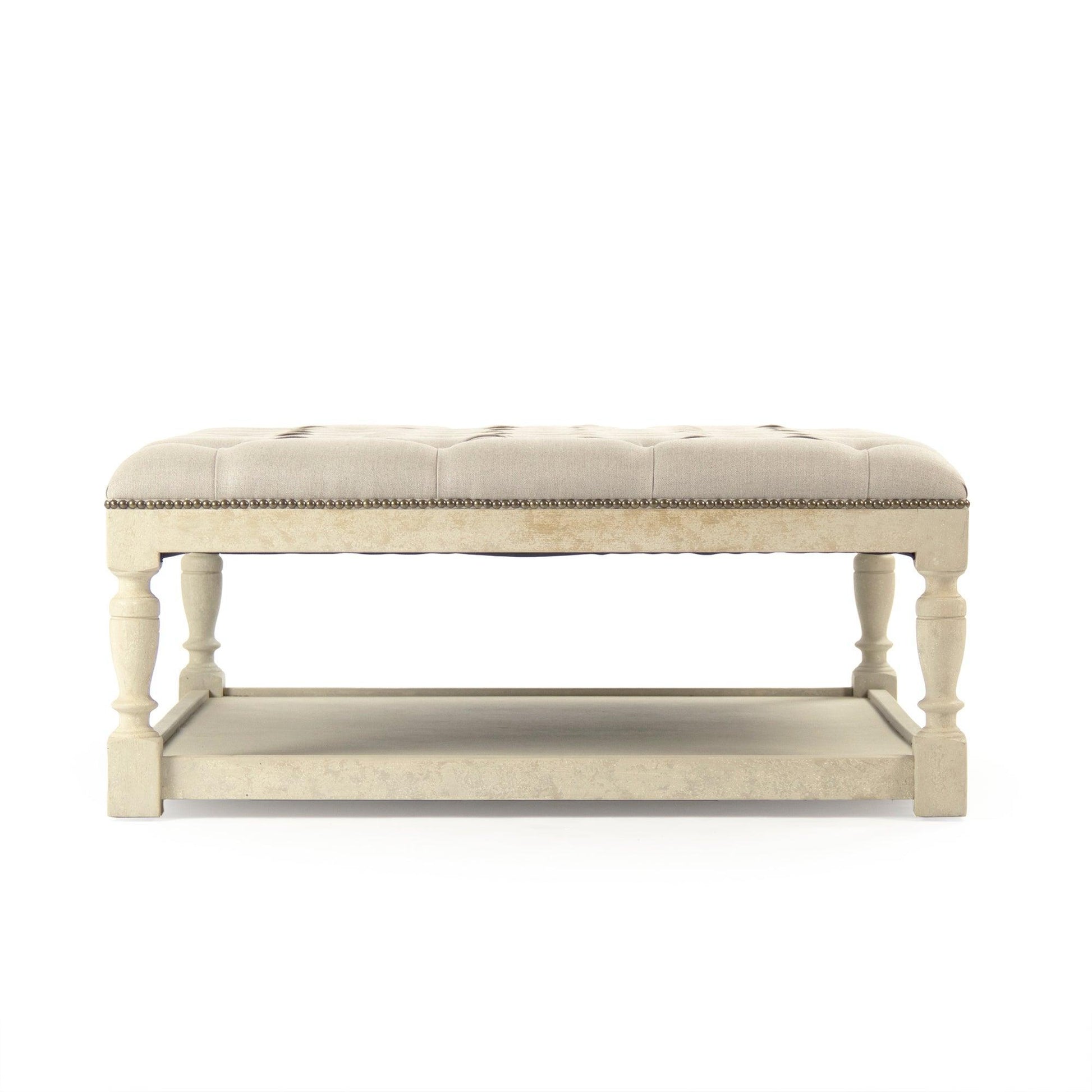 Square Tufted Ottoman CFH136-Z 309 A003 FredCo