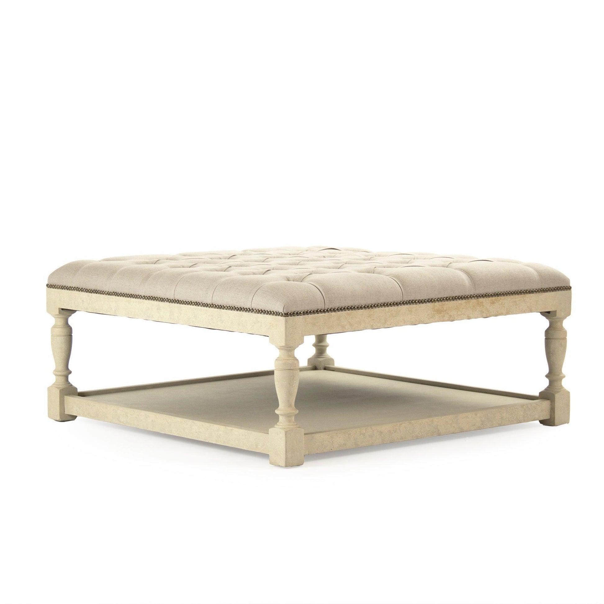 Square Tufted Ottoman CFH136-Z 309 A003 FredCo