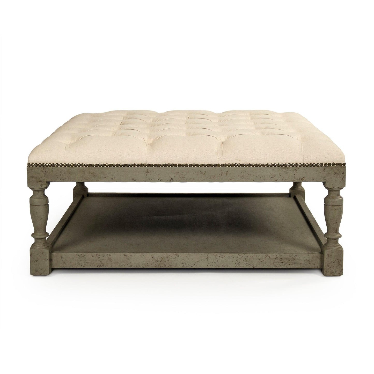 Square Tufted Ottoman CFH136-Z 432 C020 FredCo