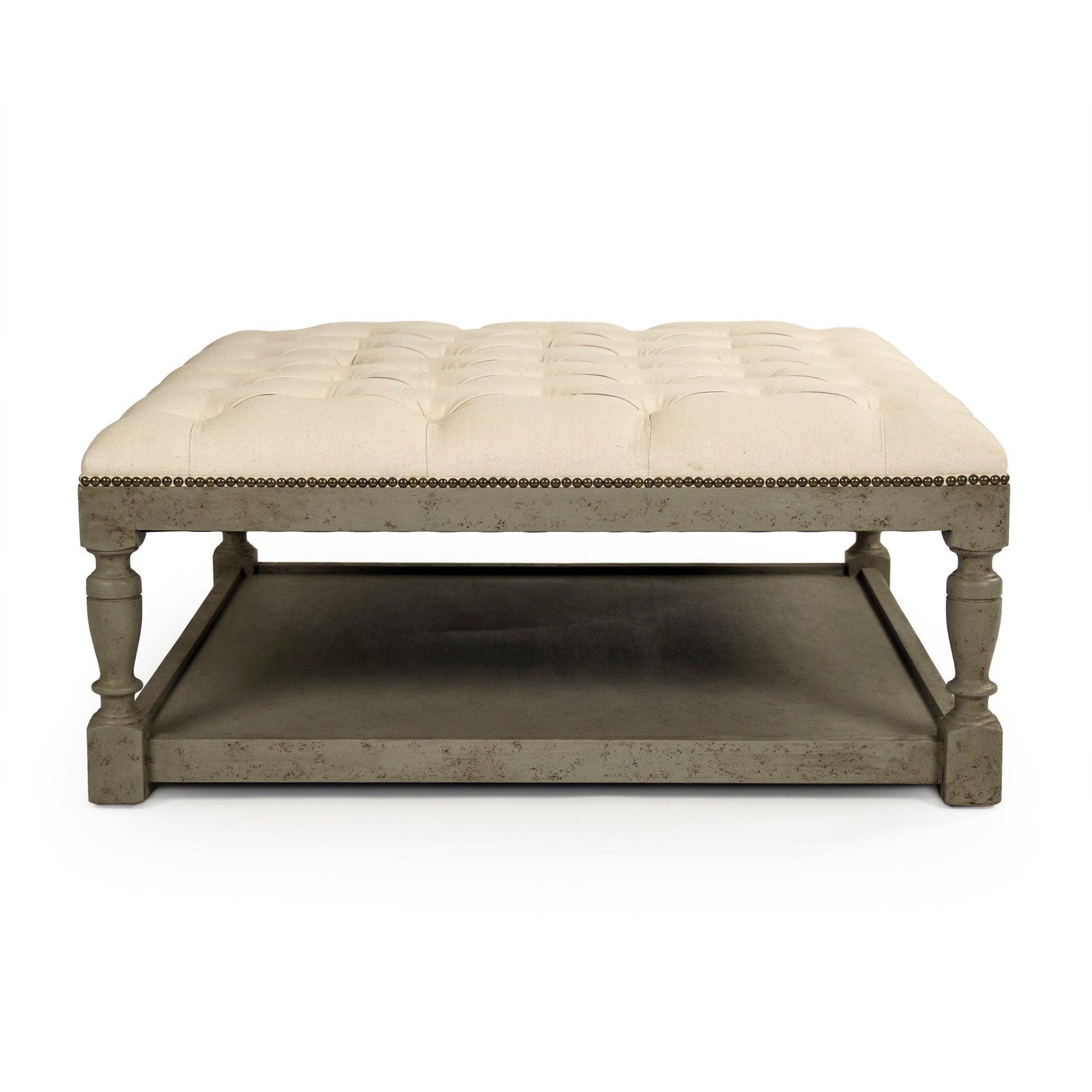 Square Tufted Ottoman CFH136-Z 432 C020 FredCo