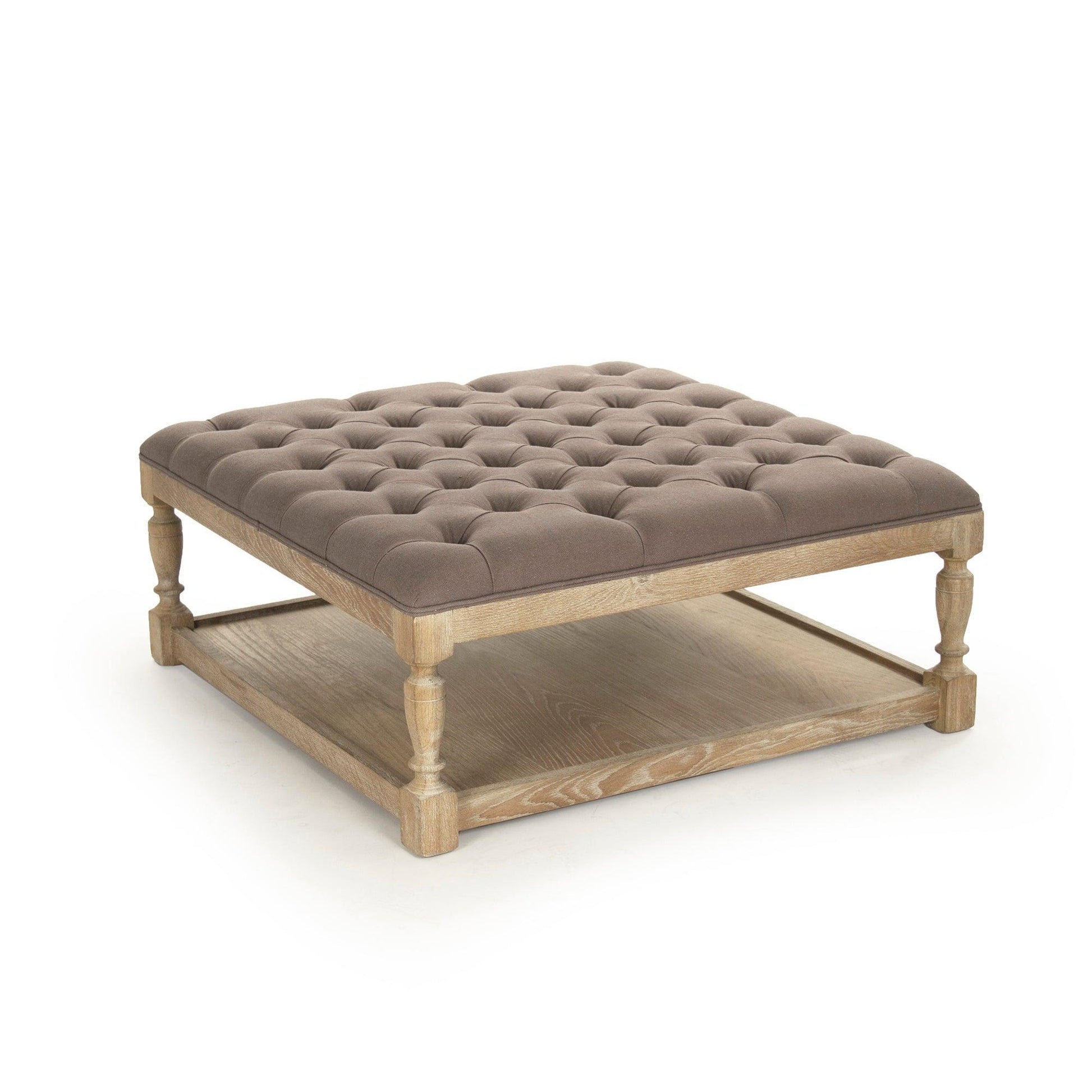 Square Tufted Ottoman CFH136-Z E272 A008 FredCo