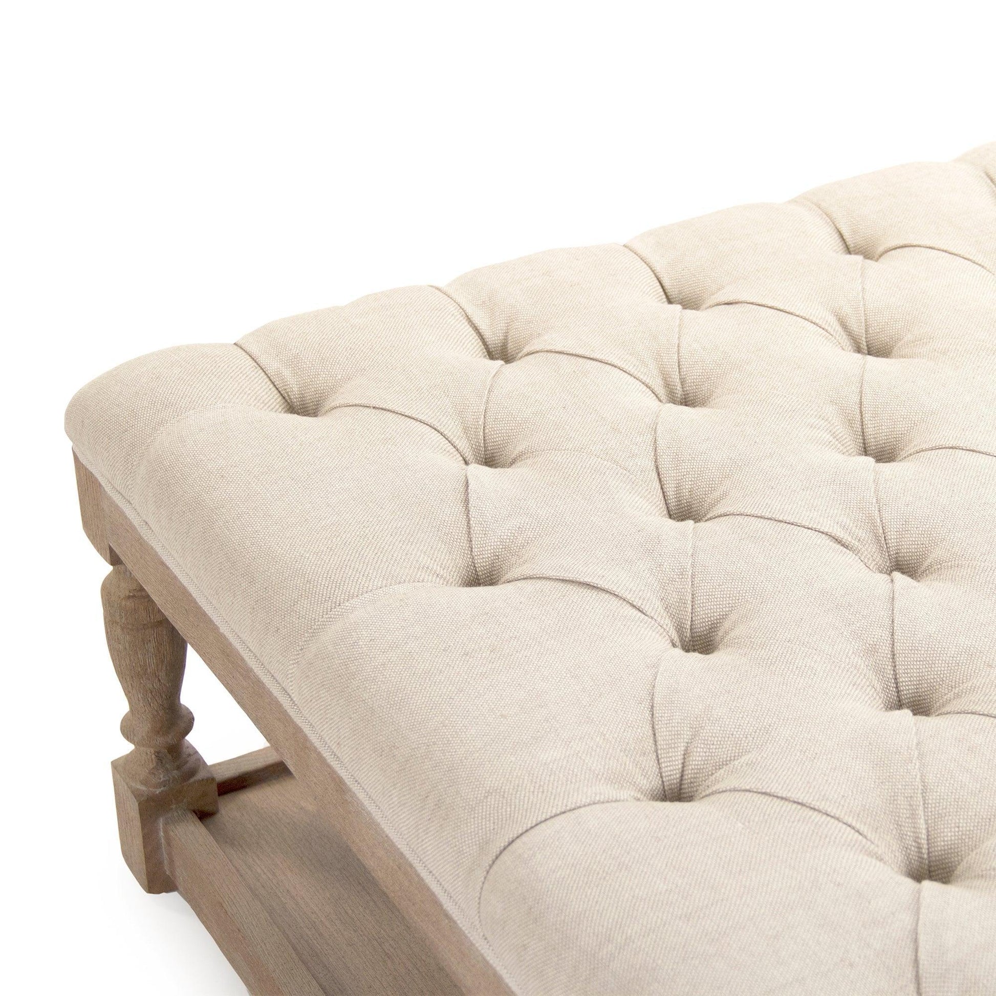 Square Tufted Ottoman CFH136-Z E272 A015-A FredCo