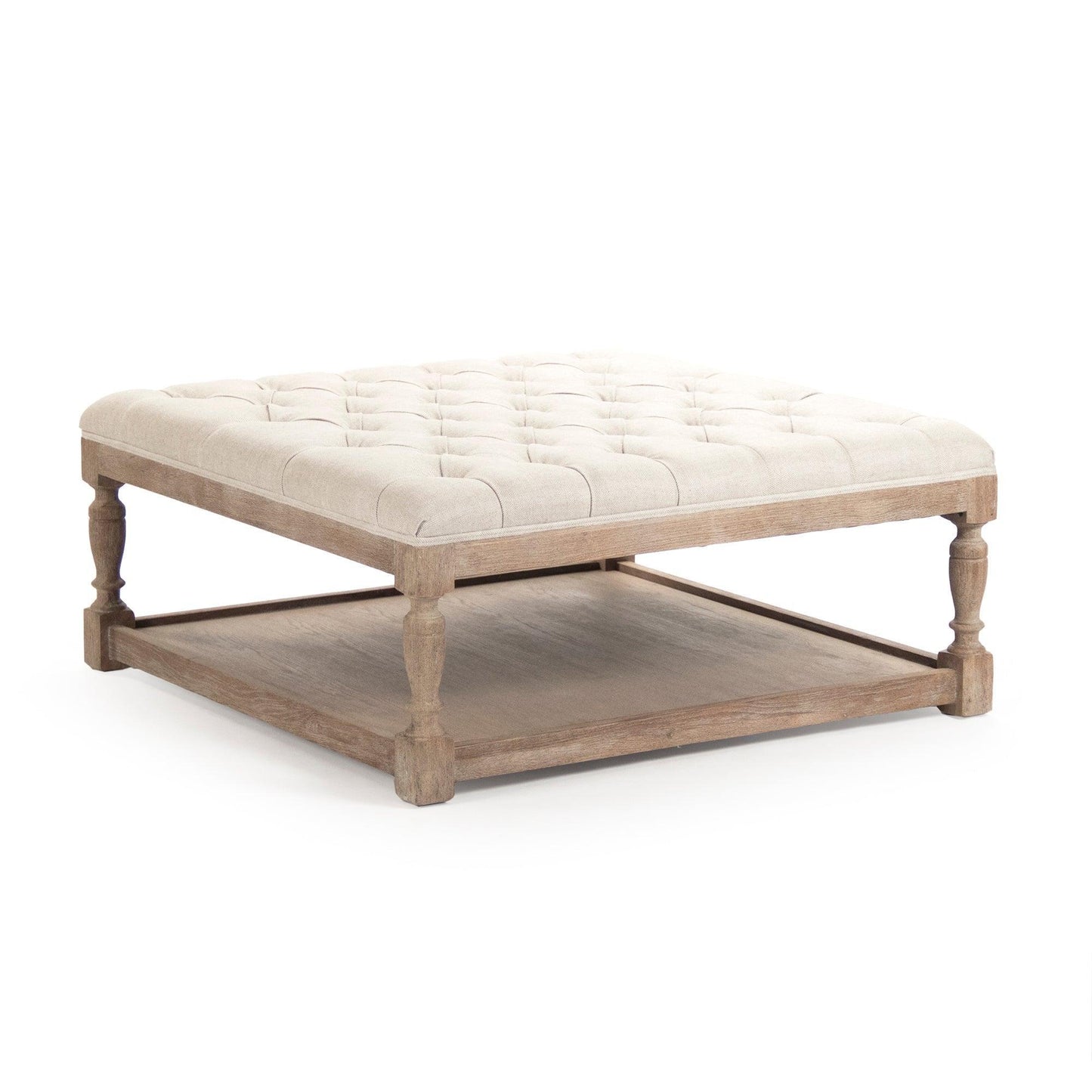 Square Tufted Ottoman CFH136-Z E272 A015-A FredCo