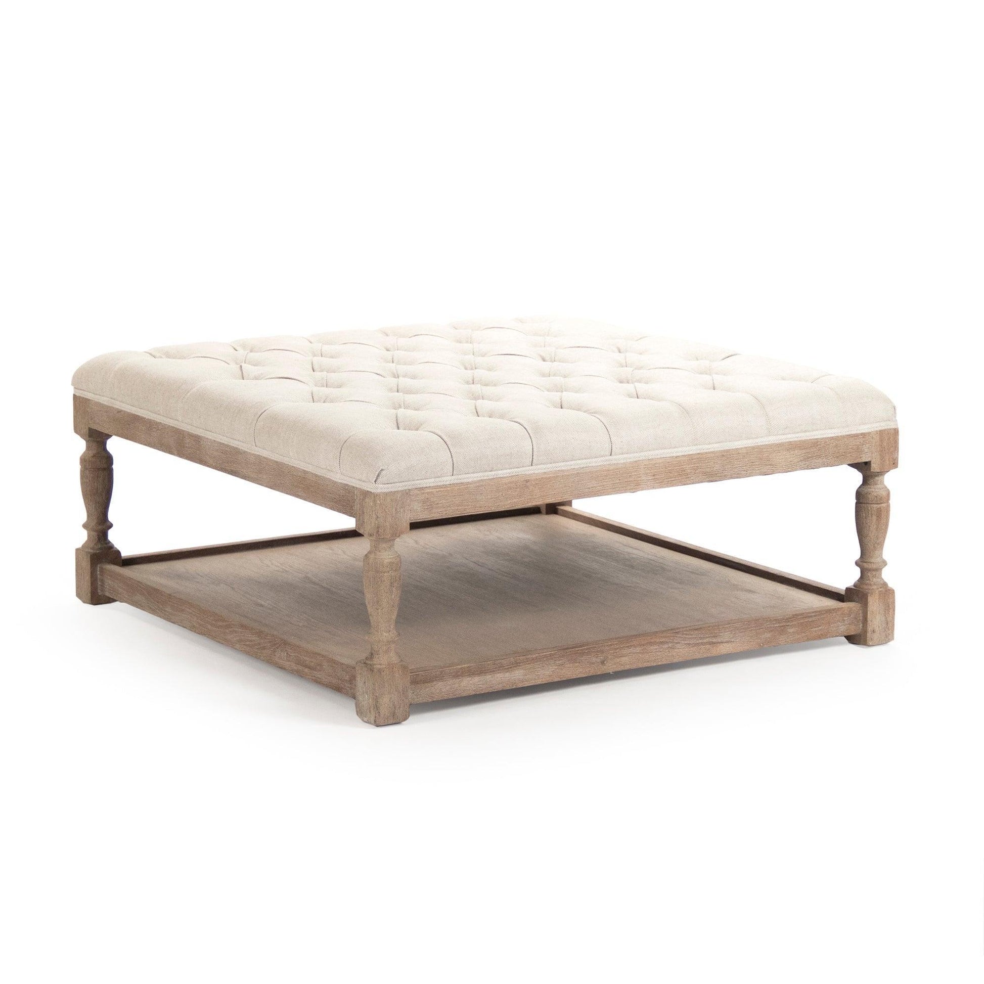 Square Tufted Ottoman CFH136-Z E272 A015-A FredCo