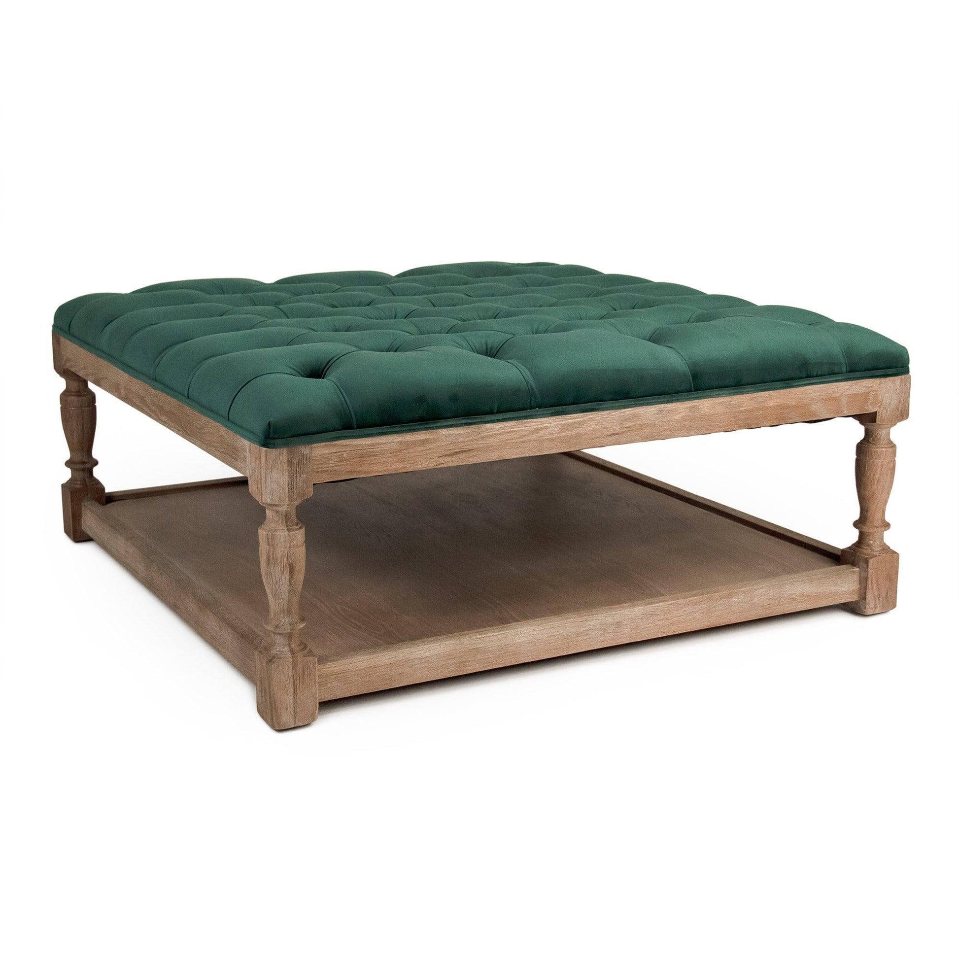 Square Tufted Ottoman CFH136-Z E272 V093 FredCo