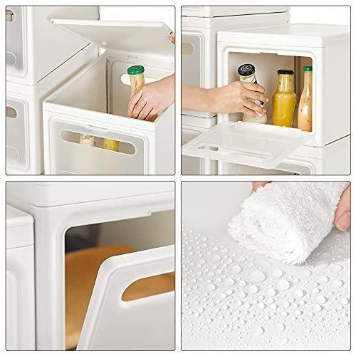 Stackable Storage Bins Trolley FredCo