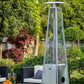 Stainless steel Outdoor Flame Heater, stainless steel CAPH-GT-SS FredCo