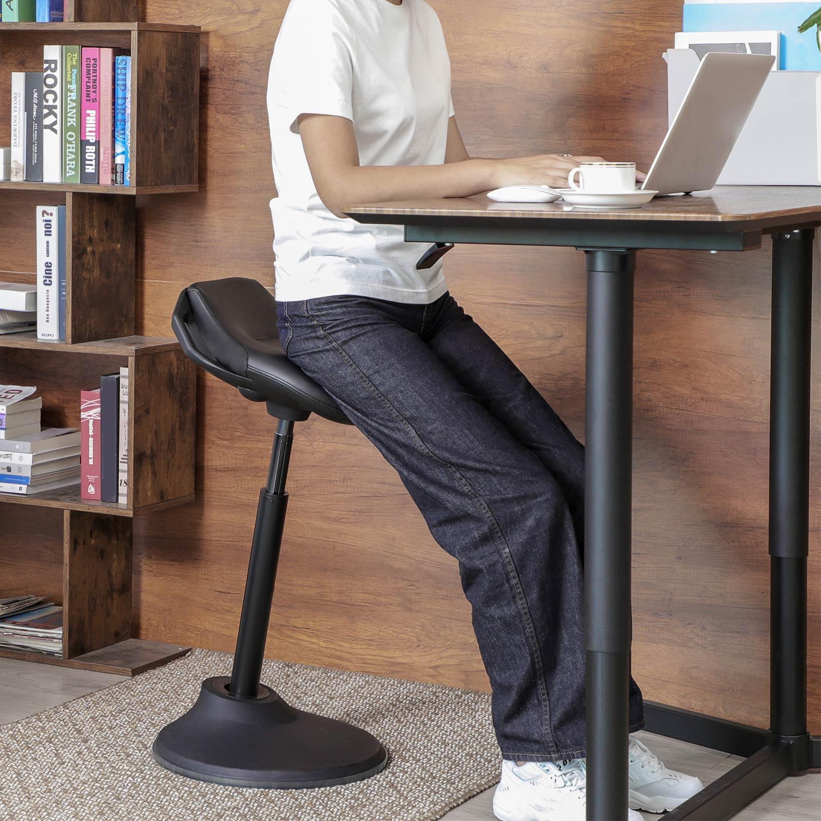Standing Desk Chair, 23.6 - 33.3 Inches, Black FredCo