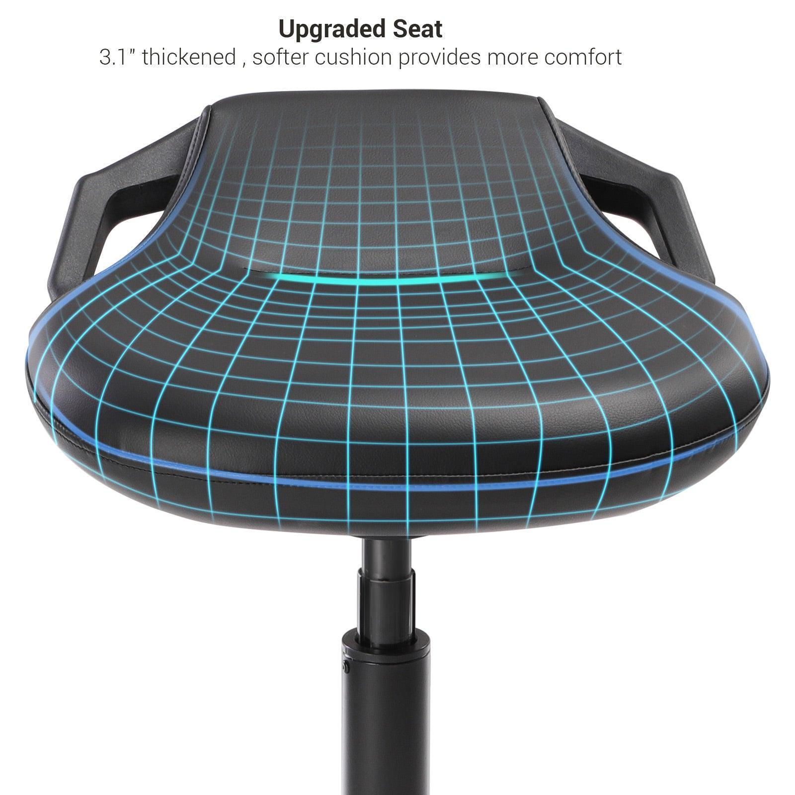 Standing Desk Chair, 23.6 - 33.3 Inches, Black FredCo