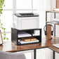 Steel Printer Stand Matte Black FredCo