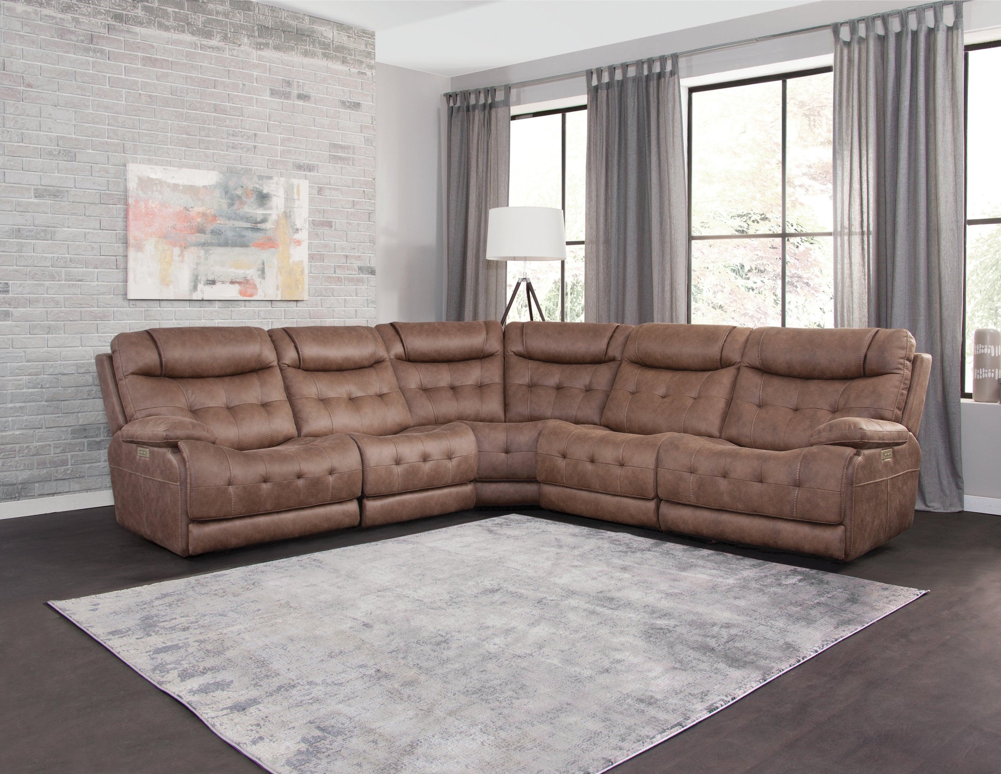 Steve Silver 5-Piece Arlington Sectional ARL9005PCSECT FredCo