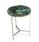 Steve Silver Accent Side Table Foster Green Jasper FT140EC FredCo