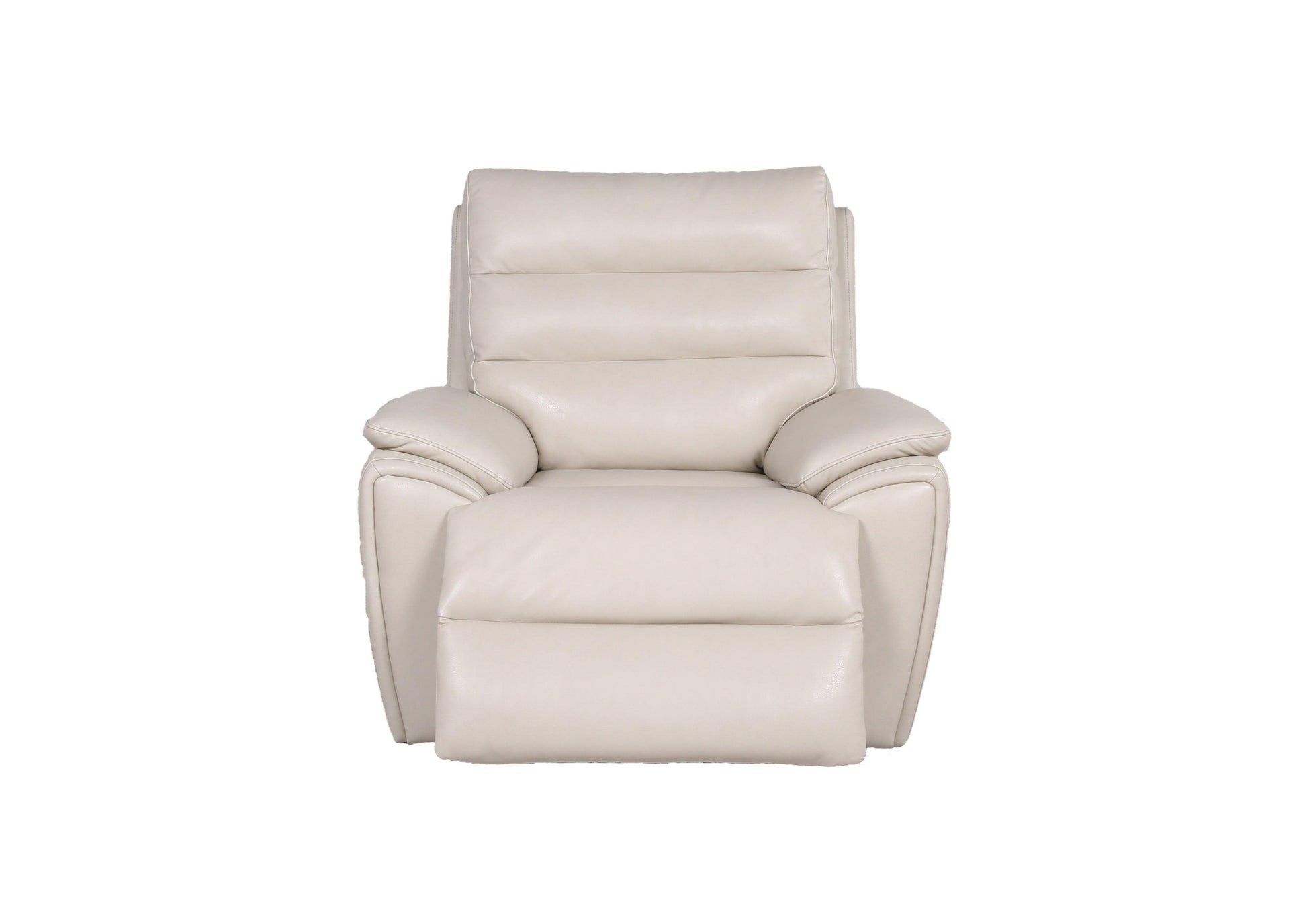 Steve Silver Contemporary Ivory Leather Reclining Chair DU850C FredCo