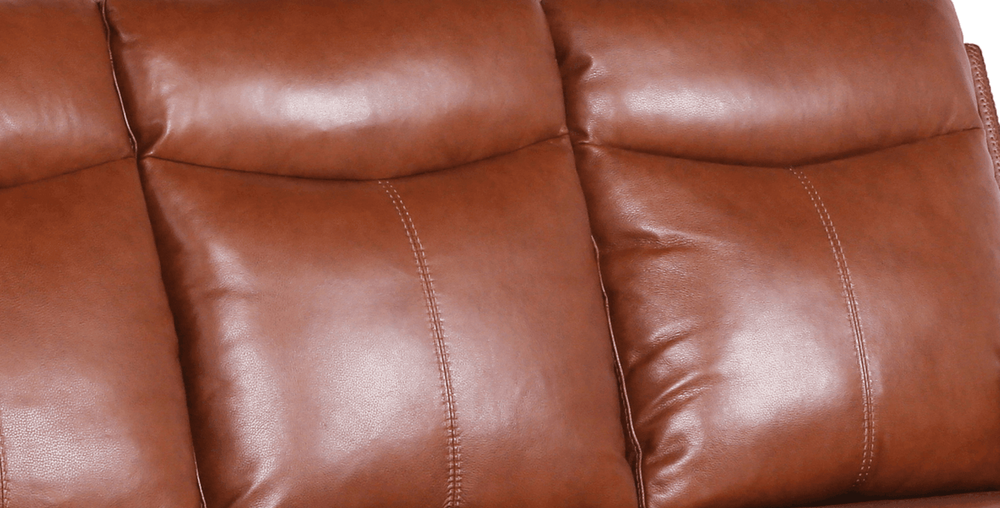 Steve Silver Contemporary Top Grain Leather Loverseat NT850SC FredCo