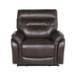 Steve Silver Contemporary Top Grain Leather Recliner FT850CC FredCo