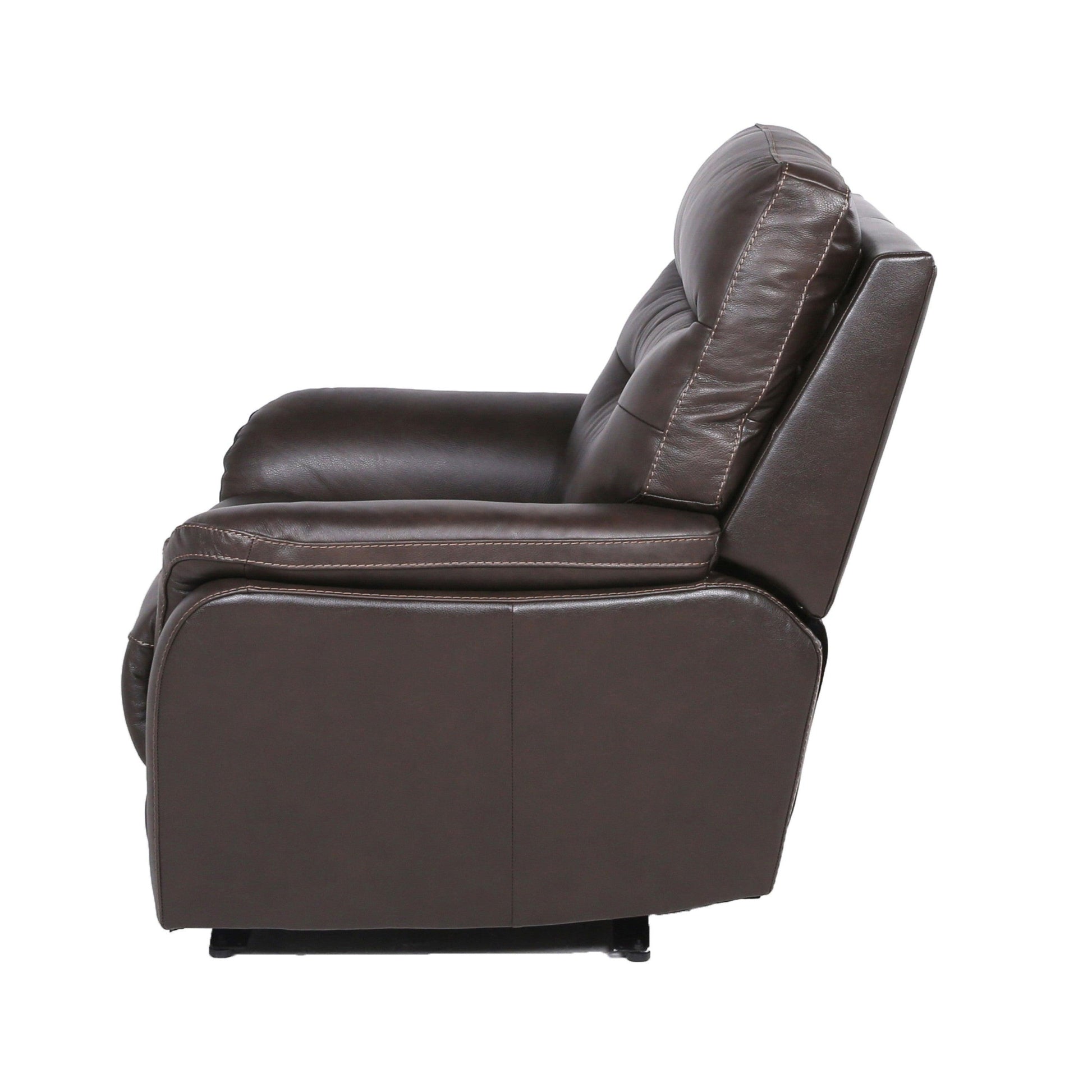 Steve Silver Contemporary Top Grain Leather Recliner FT850CC FredCo