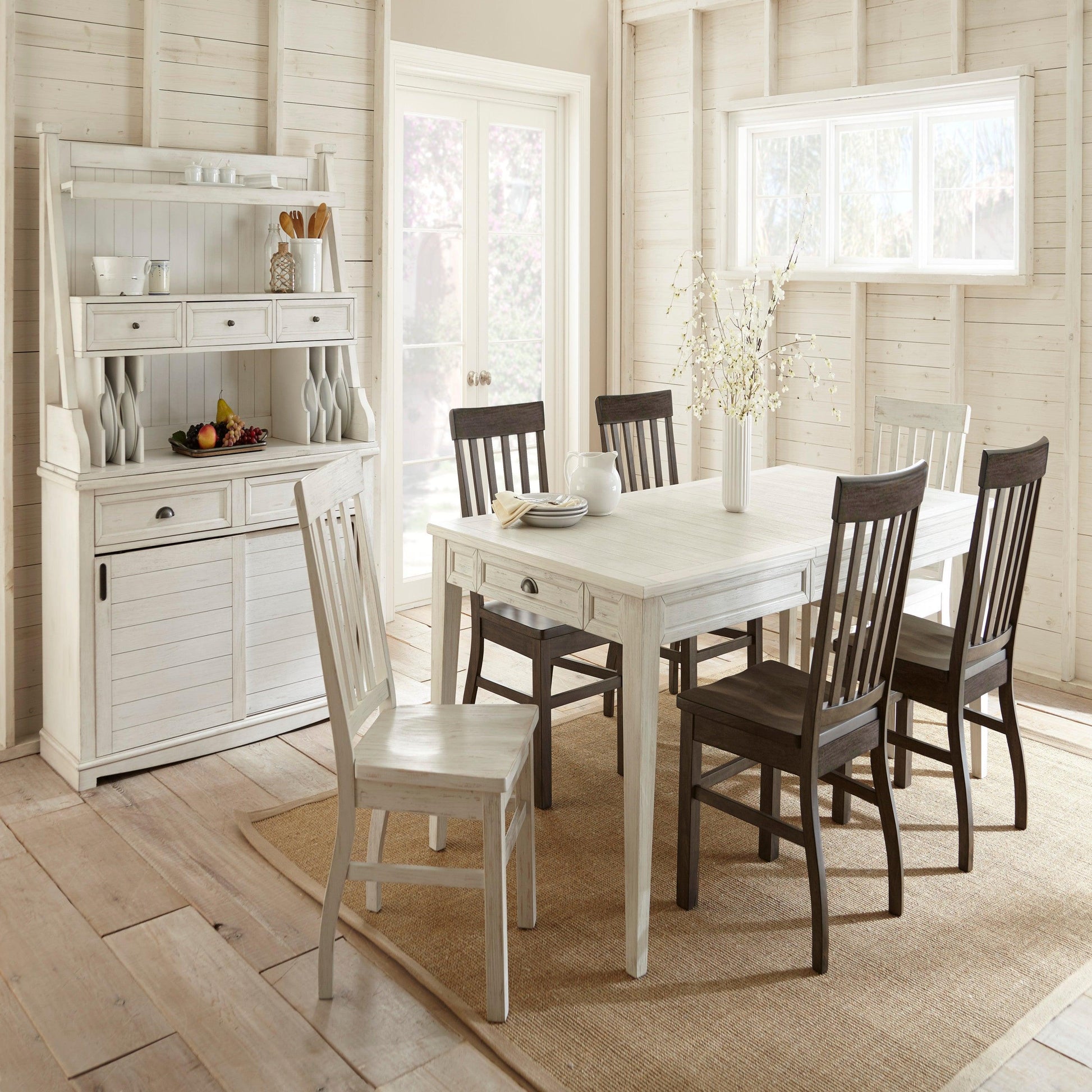 Steve Silver Dark Oak Cayla Side Chair CY400SK FredCo