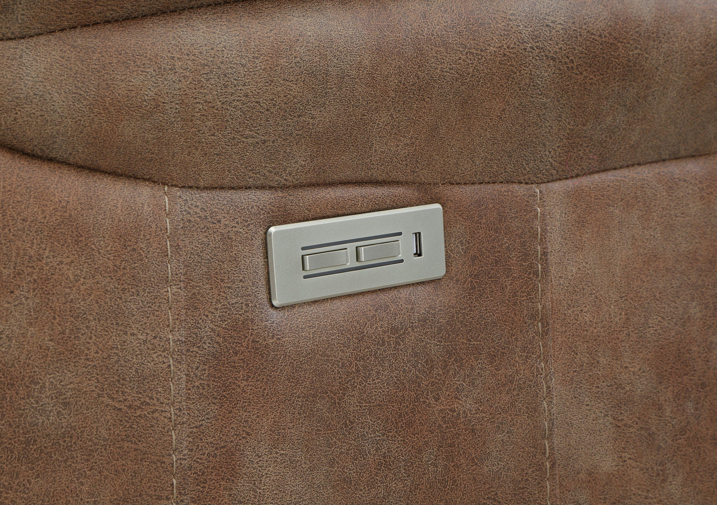 Steve Silver Luxurious Camel Power Sofa Recliner MOR950SC FredCo