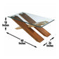 Steve Silver Modern Cross Tie End Table TA100C FredCo