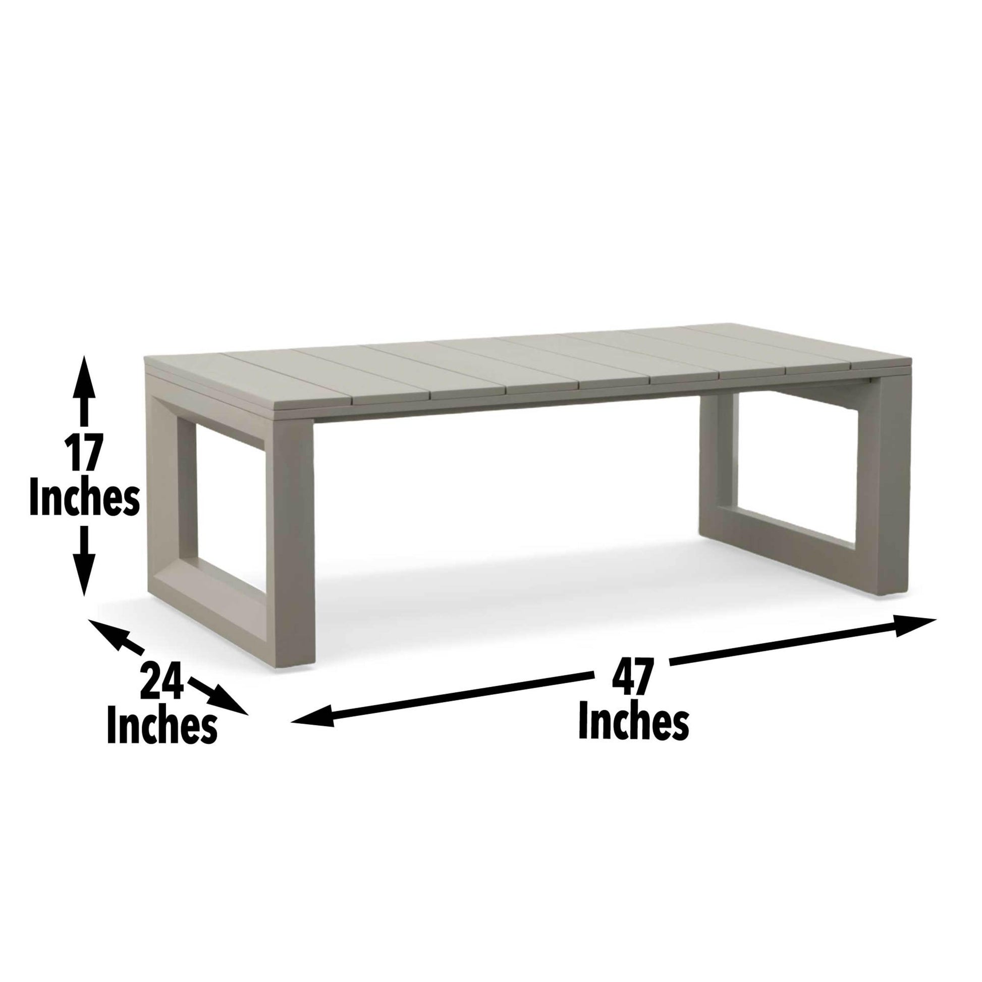Steve Silver Outdoor Showcase: Contemporary Cocktail Table DAL600CT FredCo