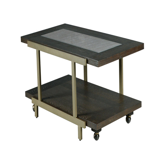 Steve Silver Rustic Industrial Cocktail Table TE300CAS FredCo