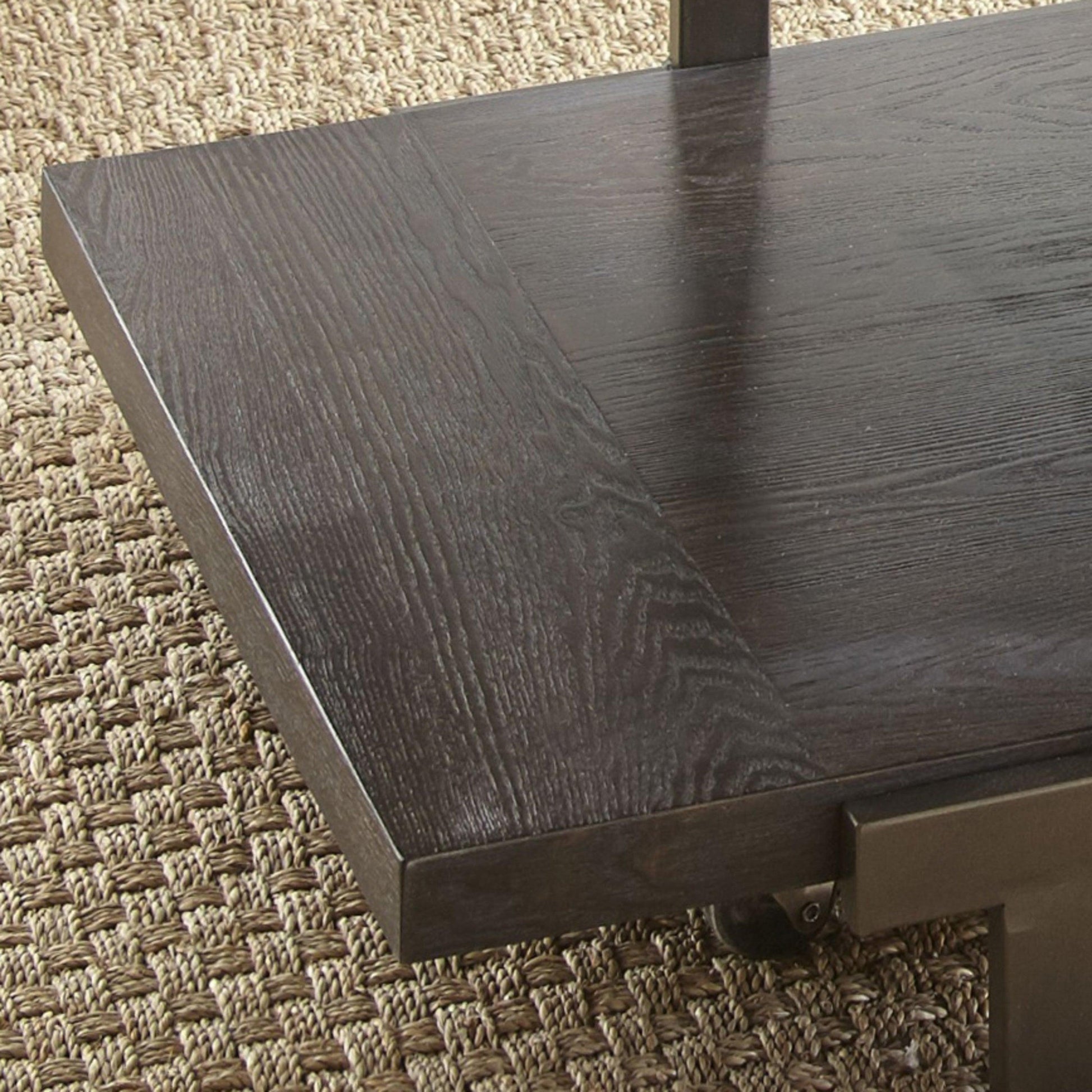 Steve Silver Rustic Industrial Cocktail Table TE300CAS FredCo