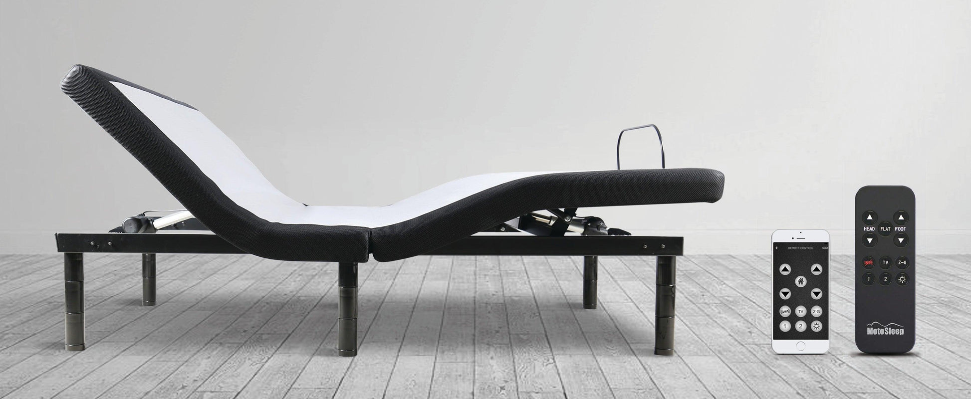 Steve Silver Softform Adjustable Bed Base w/LED SFAB200EK FredCo