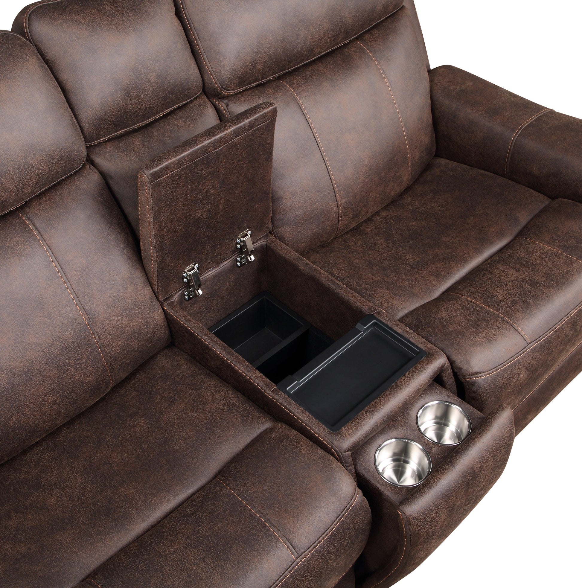 Steve Silver Tailored Power Console Loveseat VA950CLW FredCo