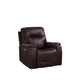 Steve Silver Triple Lexington Power Media Recliner Walnut FredCo