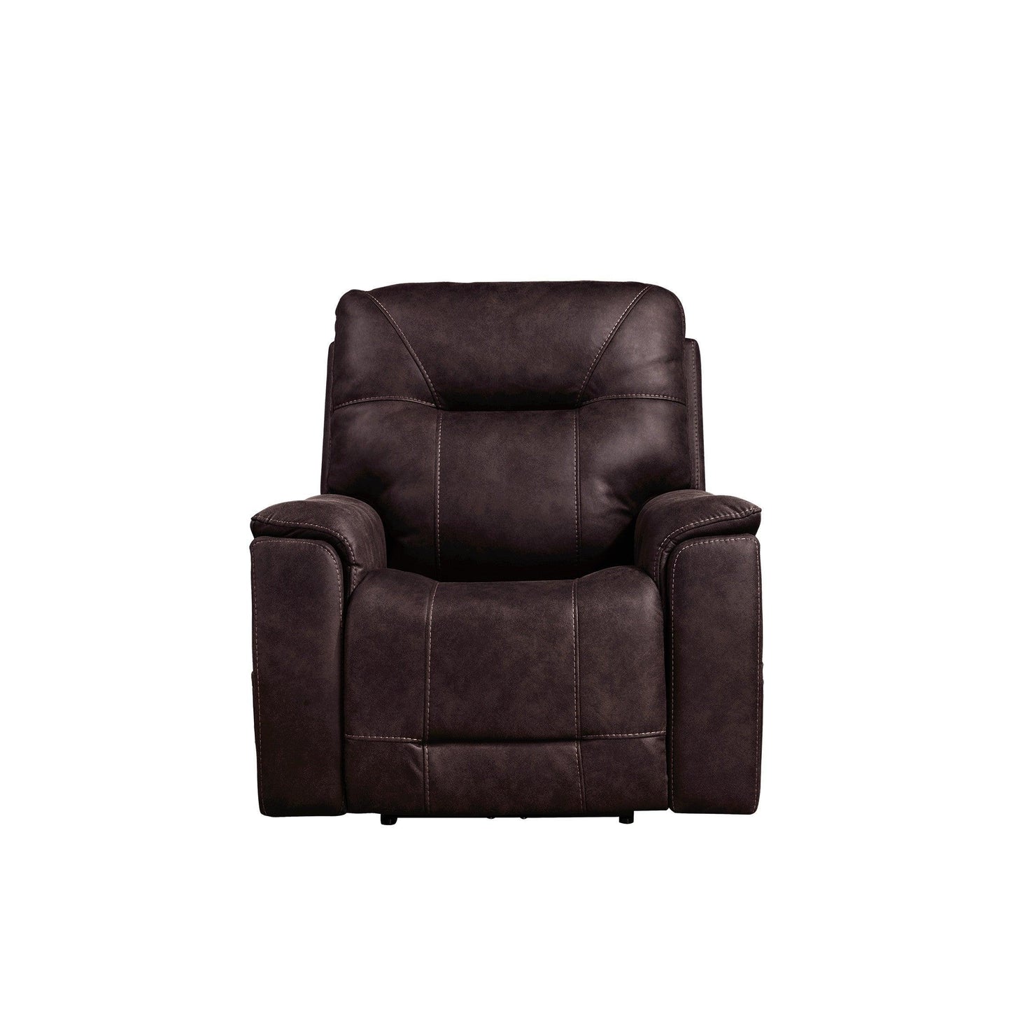 Steve Silver Triple Lexington Power Media Recliner Walnut FredCo