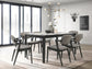 Stevie 5-piece Rectangular Dining Set 115111WG-S5 Coaster FredCo
