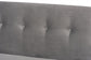 Stewart Mid-Century Modern Grey Velvet Upholstered and Walnut Brown Finished Wood 5-Piece Dining Set FredCo