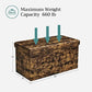 Storage Bench with Lid Rustic Brown 29.9" L FredCo