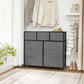 Storage Chest Cabinet Dresser Dark Gray FredCo