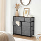 Storage Chest Cabinet Dresser Dark Gray FredCo